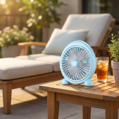 Plastic Cute Mini Cartoon Electric USB Fan