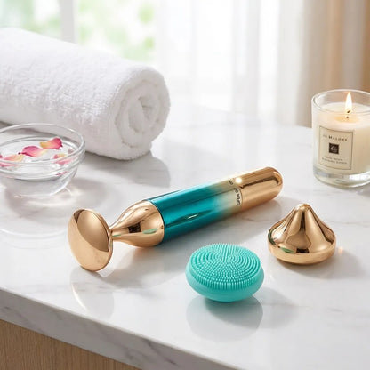 3-in-1 Massager – Spa-Like Care for Face, Eyes & Neck