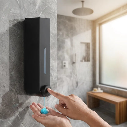 Wall Mounted Manual Push-Button Liquid Soap Dispenser