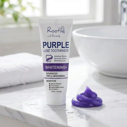 Color-Correcting Purple Toothpaste