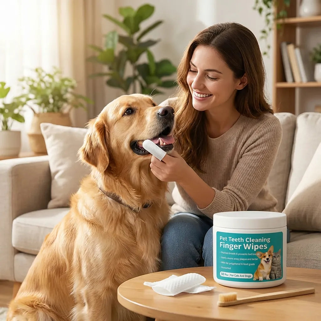 Pet Teeth Cleaning Wipes