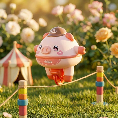 Balancing Pig Tightrope Toy