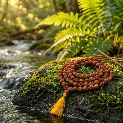 108-Bead Rudraksha Jaap Mala