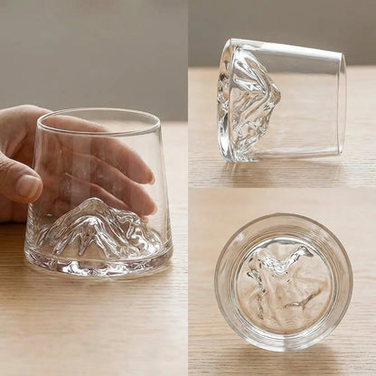 Japanese Mount Fuji Glass