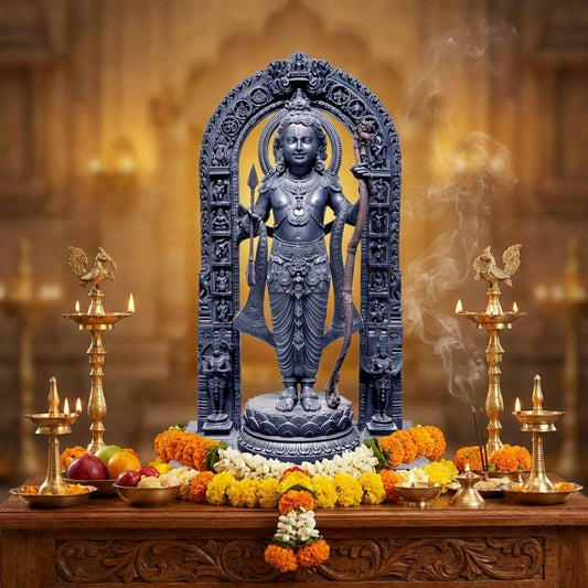 Ram Lalla MDF Cutout of Ram Lalla Statue in Ayodhya Mandir (2D)