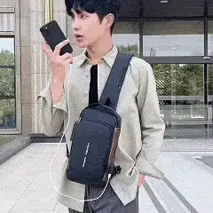 Sling Bag with USB Charging Port