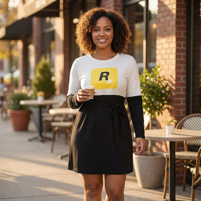 Cotton Printed T-Shirt Dress