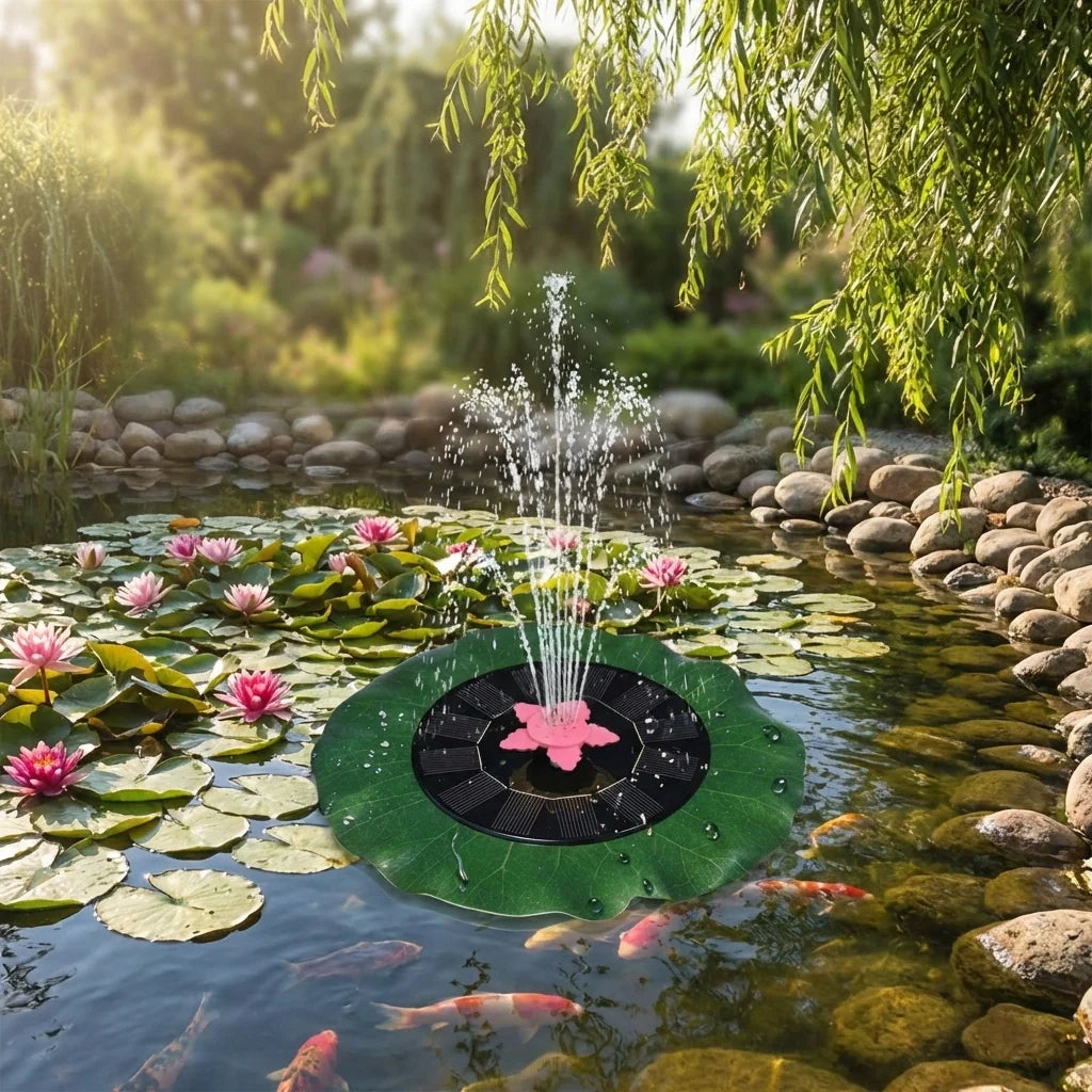 Solar Floating Lotus Fountain Pump