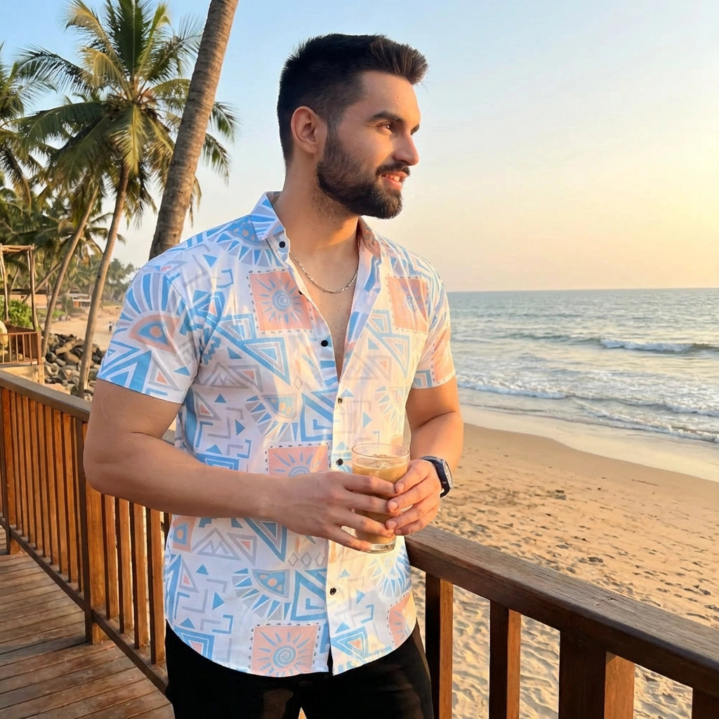 Printed Rayon Casual Shirt