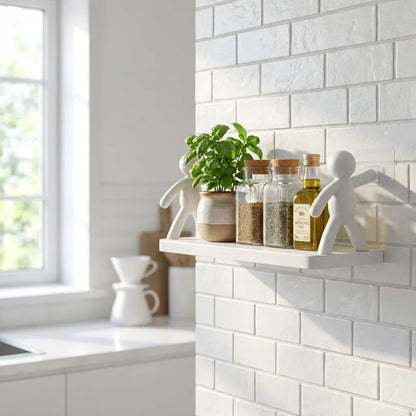 Wall Hanging Bathroom Shelf Storage Rack