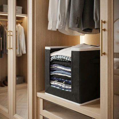 Closet Organizer-Foldable Shirts and Clothing Organizer Stackers(Pack of 4)