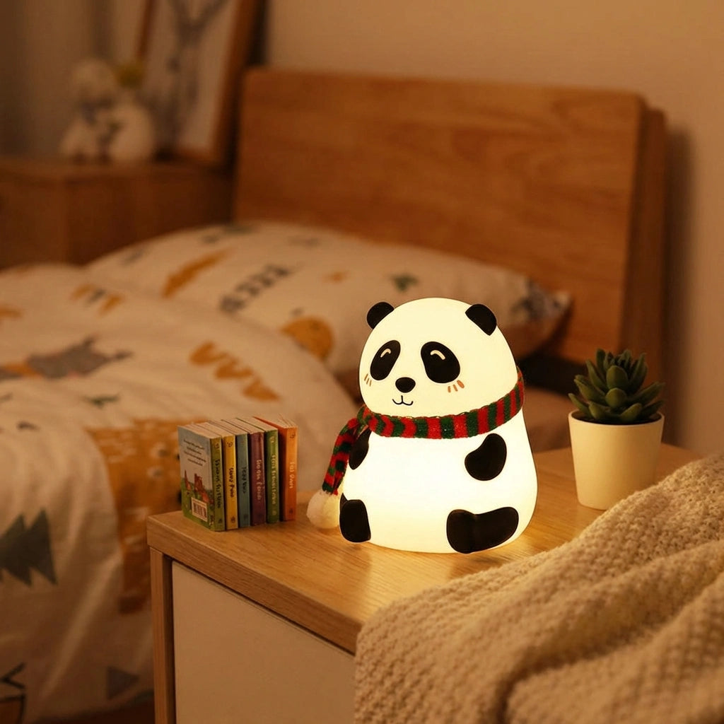 Silicon Touch Panda Lamp