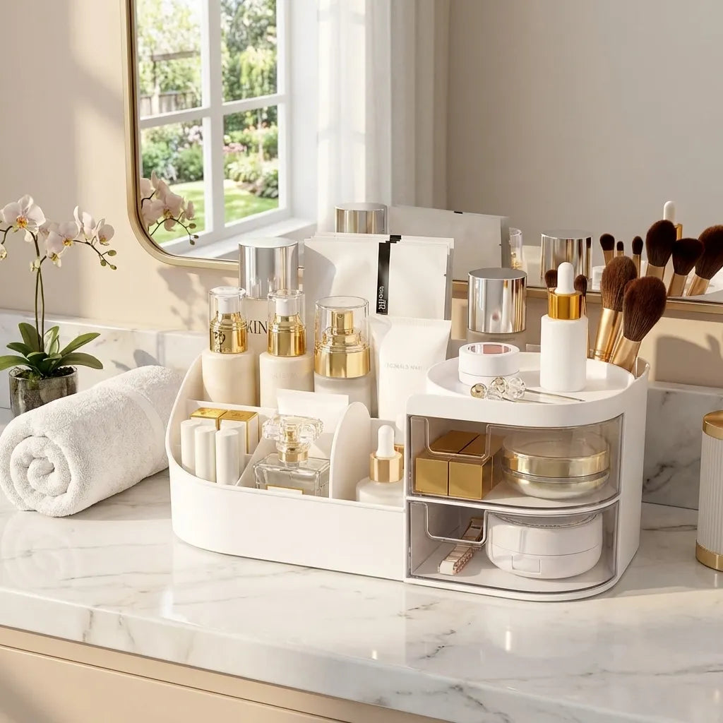 Plastic Vanity Storage Box