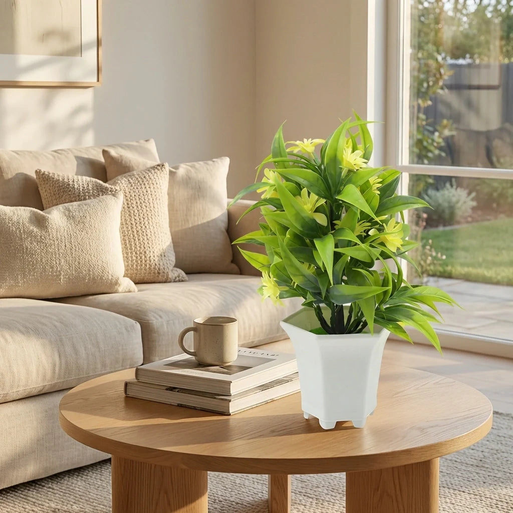 Artificial Flower Pot Decor
