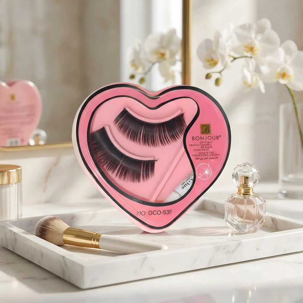 Bonjour 3d Eyelashes With Glue