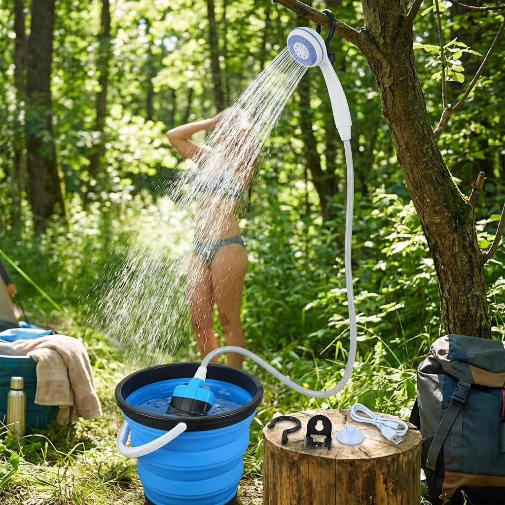 Portable USB Rechargeable Shower