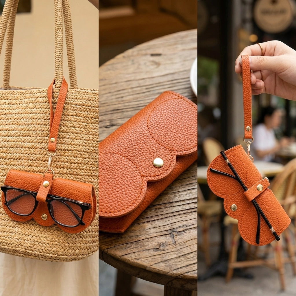 Leather Eyewear Case Set