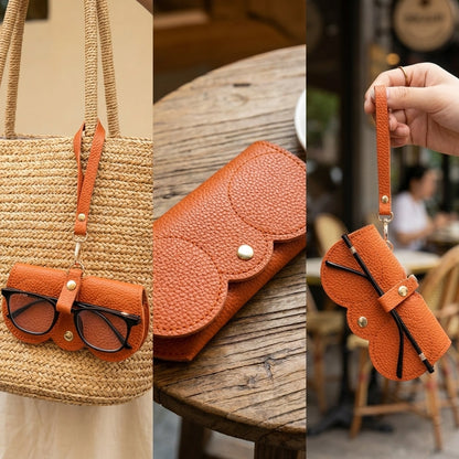 Leather Eyewear Case Set