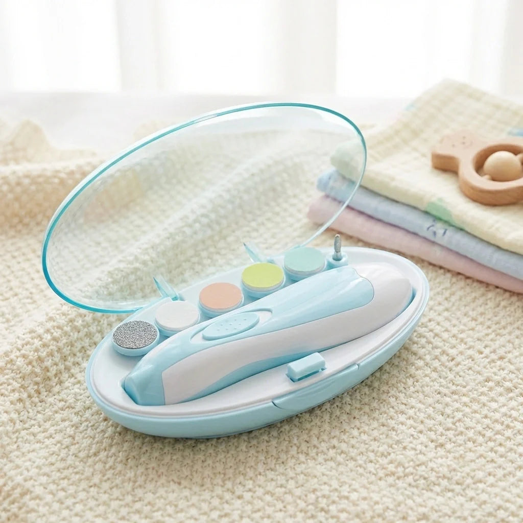 Electric Baby Nail Trimmer With Grinding Heads