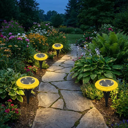 Solar Ground Lights 4-Pack