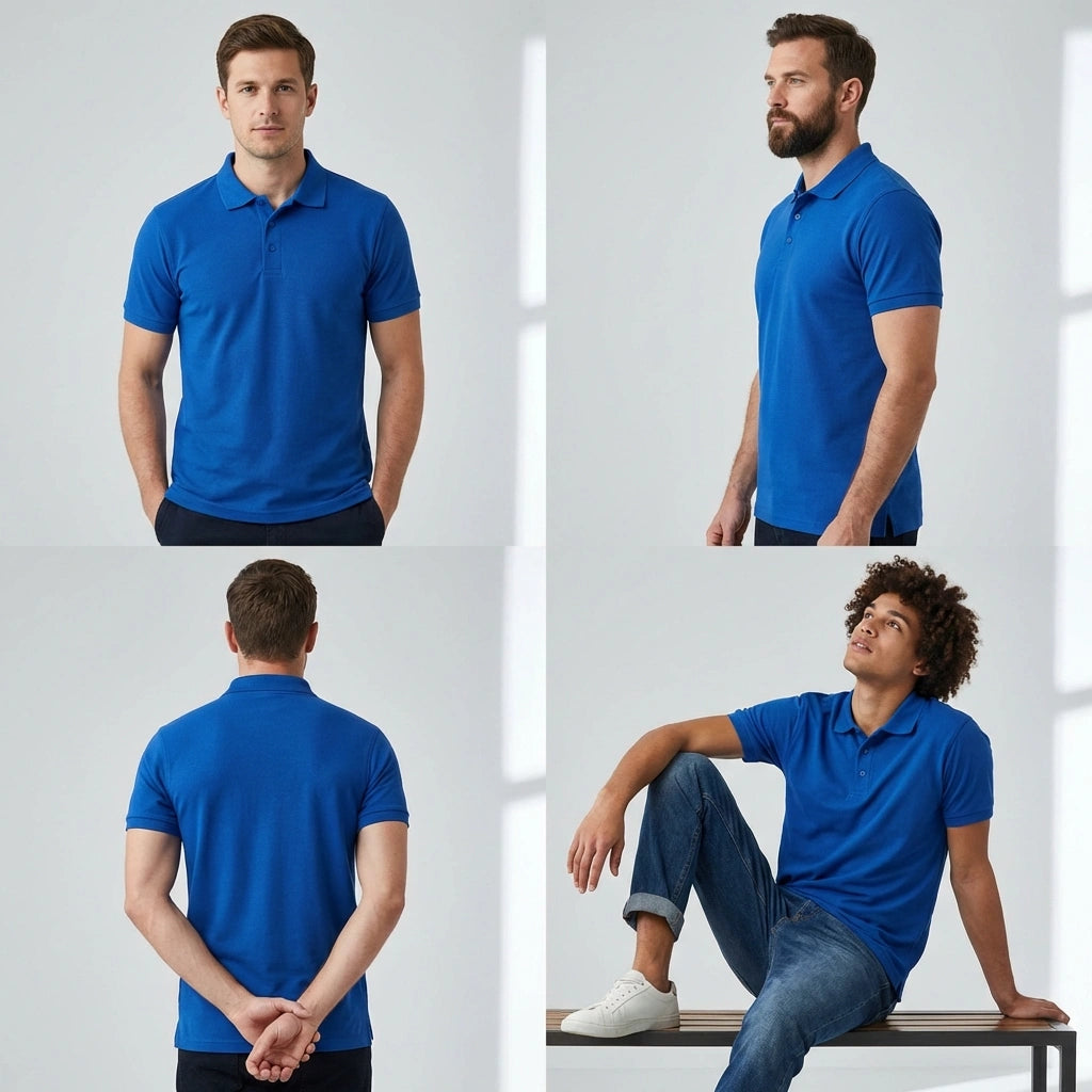 Men’s Royal Blue Polo Tee
