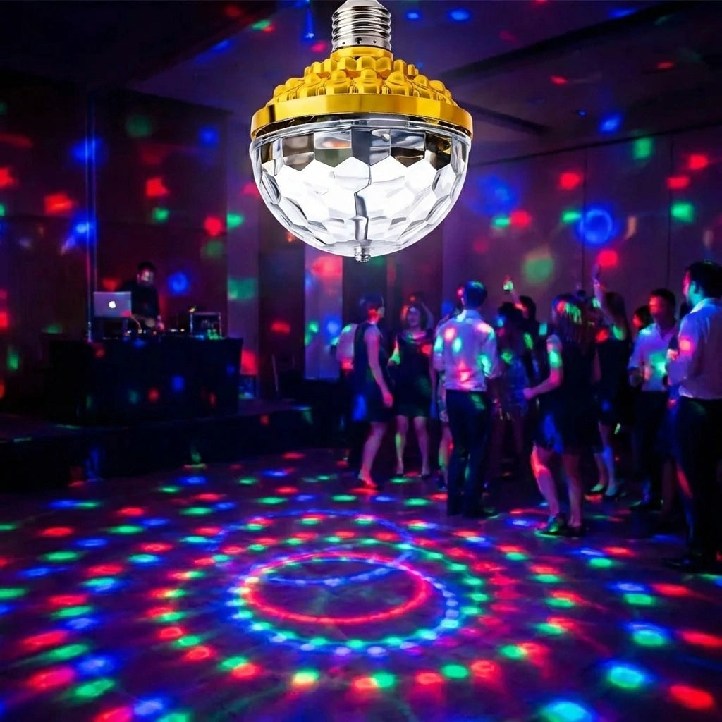 Rotating Magic Ball Light with Lamp Holder Set