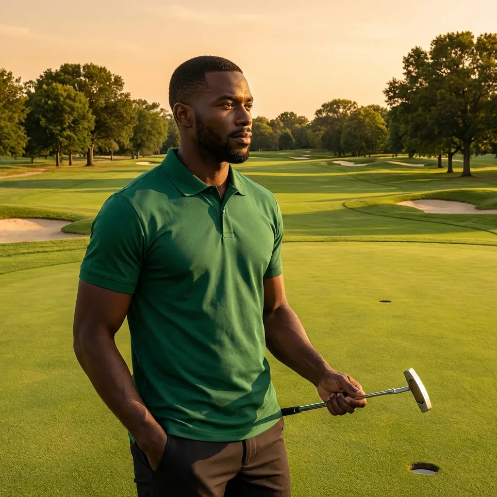 Bottle Green Polo Tee