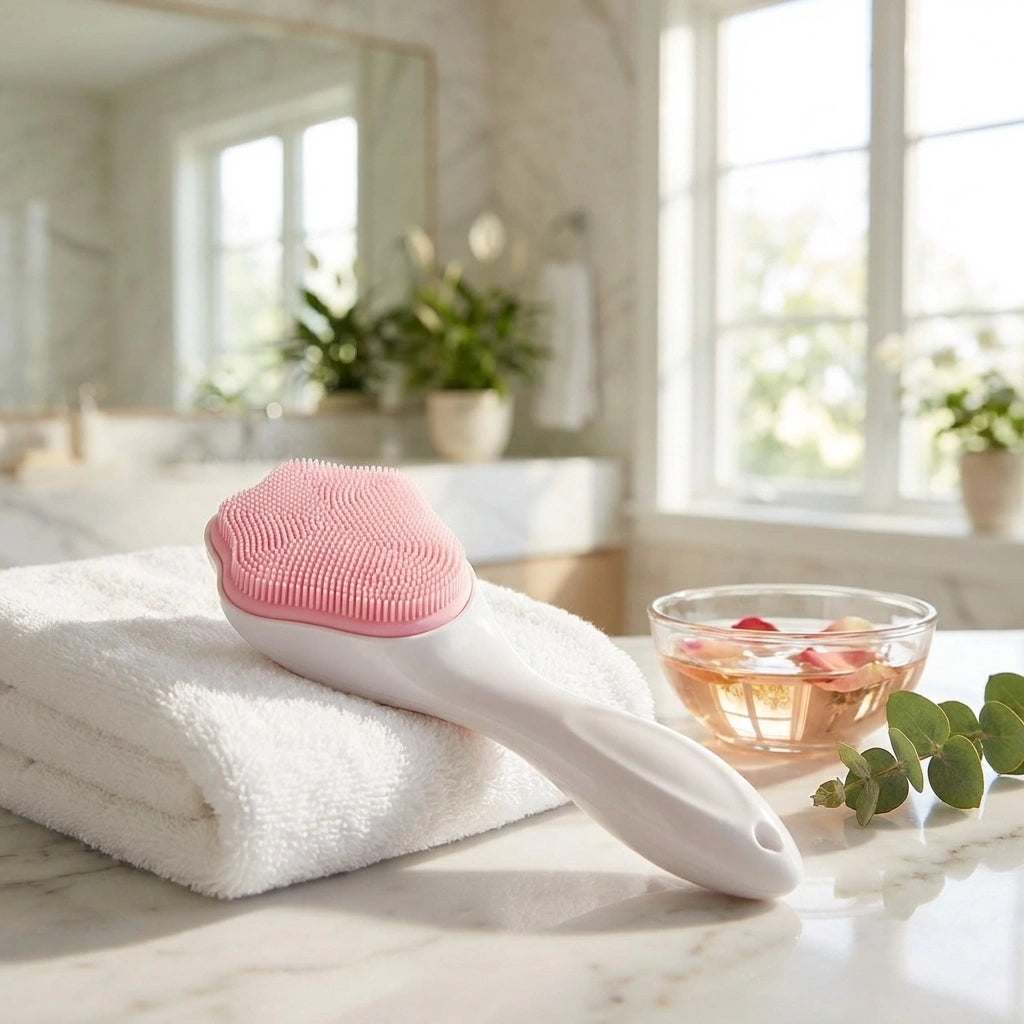 Silicone Facial Cleansing Brush Skin Skin Easy to Clean Scrubber
