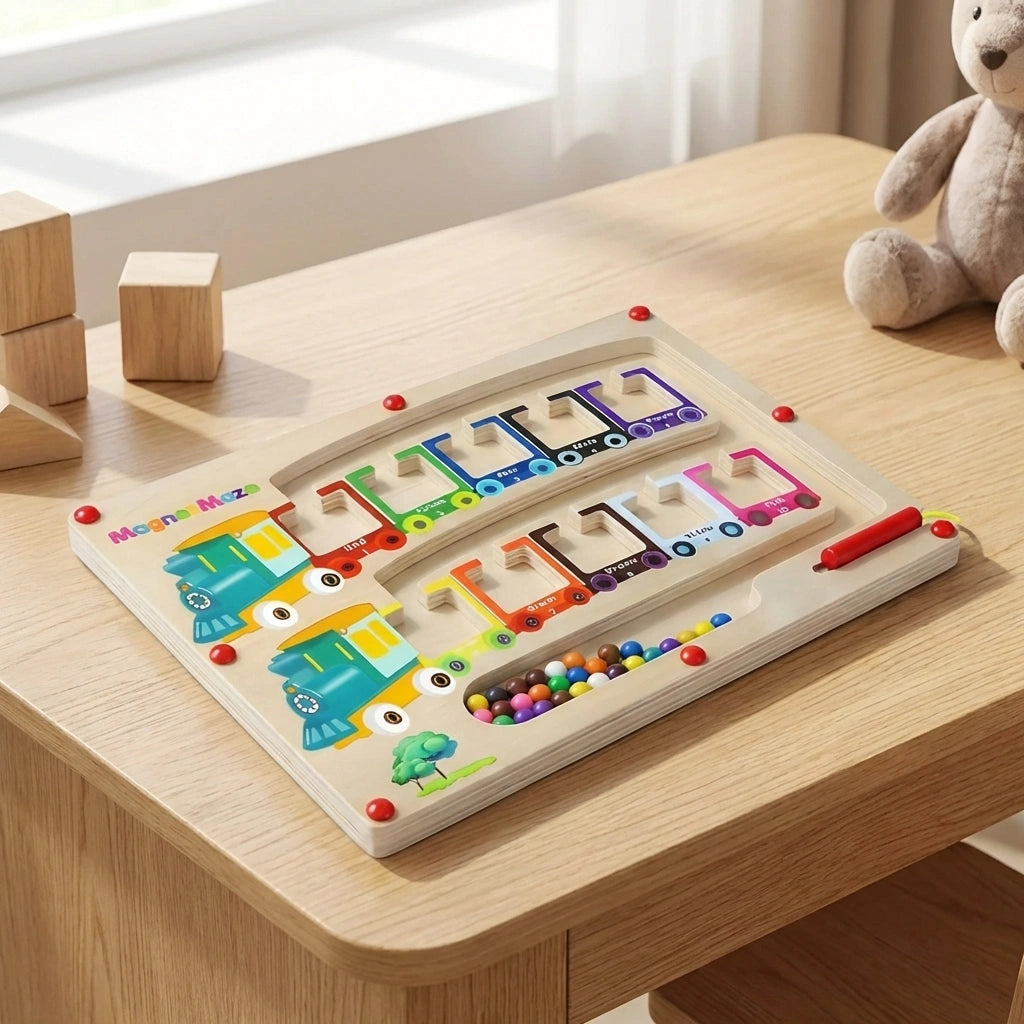 Magnetic Montessori Maze Board
