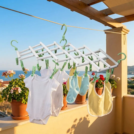 Foldable Sock Drying Hanger