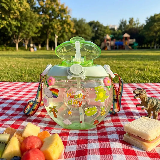 Donut Water Bottle Sipper Bottle