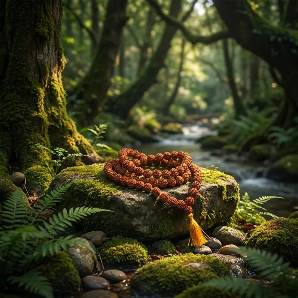 108-Bead Rudraksha Jaap Mala