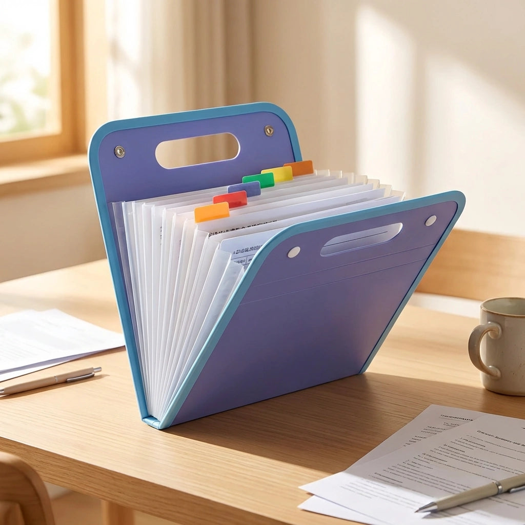 Expandable Document Organizer Folder