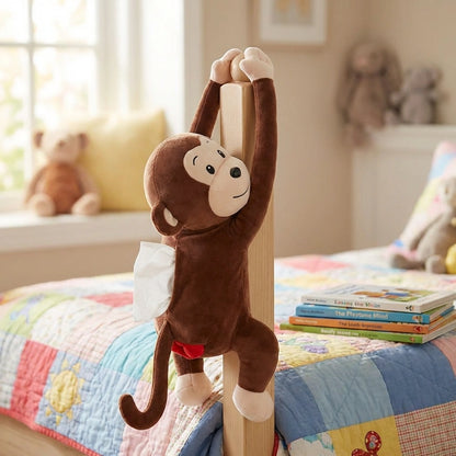 Monkey Plush Tissue Holder