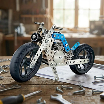 Metal Cruiser Motorcycle Construction Kit