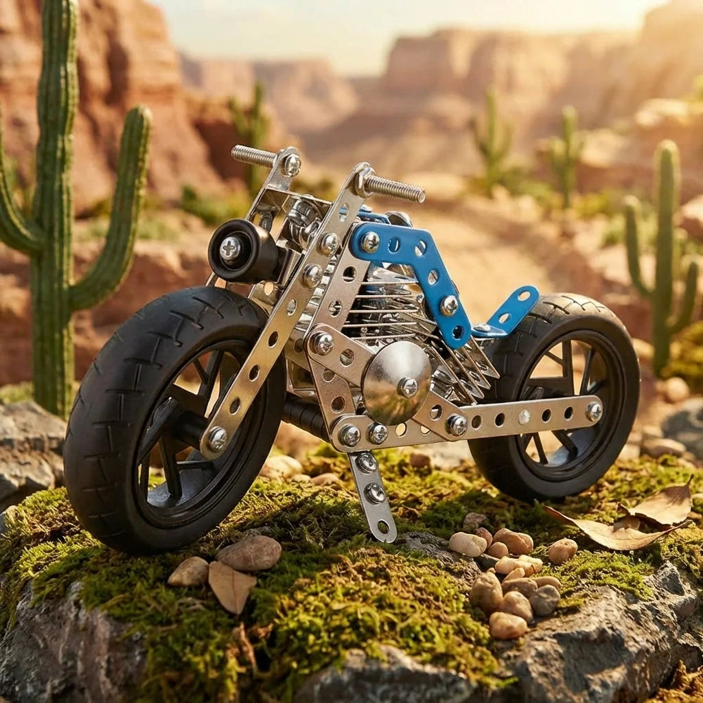 Metal Cruiser Motorcycle Construction Kit