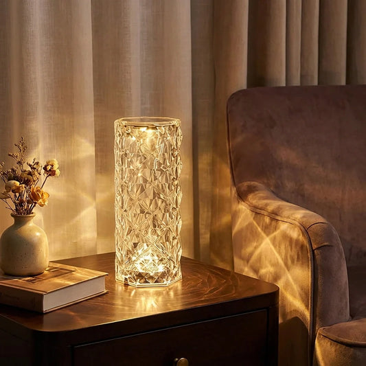 Crystal Rose Lamp