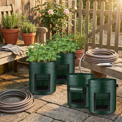 Potato Grow Bag with Harvest Window for Root Vegetables
