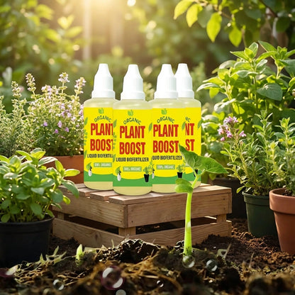 Plant Boost Liquid Biofertilizer for All Crops,Organic (Pack of 4)