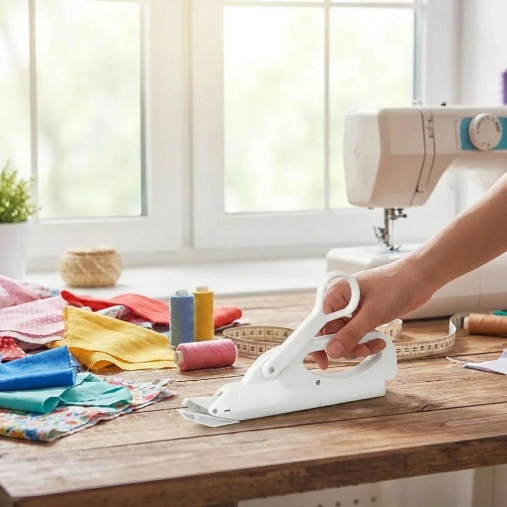 Electric Scissors Shears Fabric Sewing Cutting Machine
