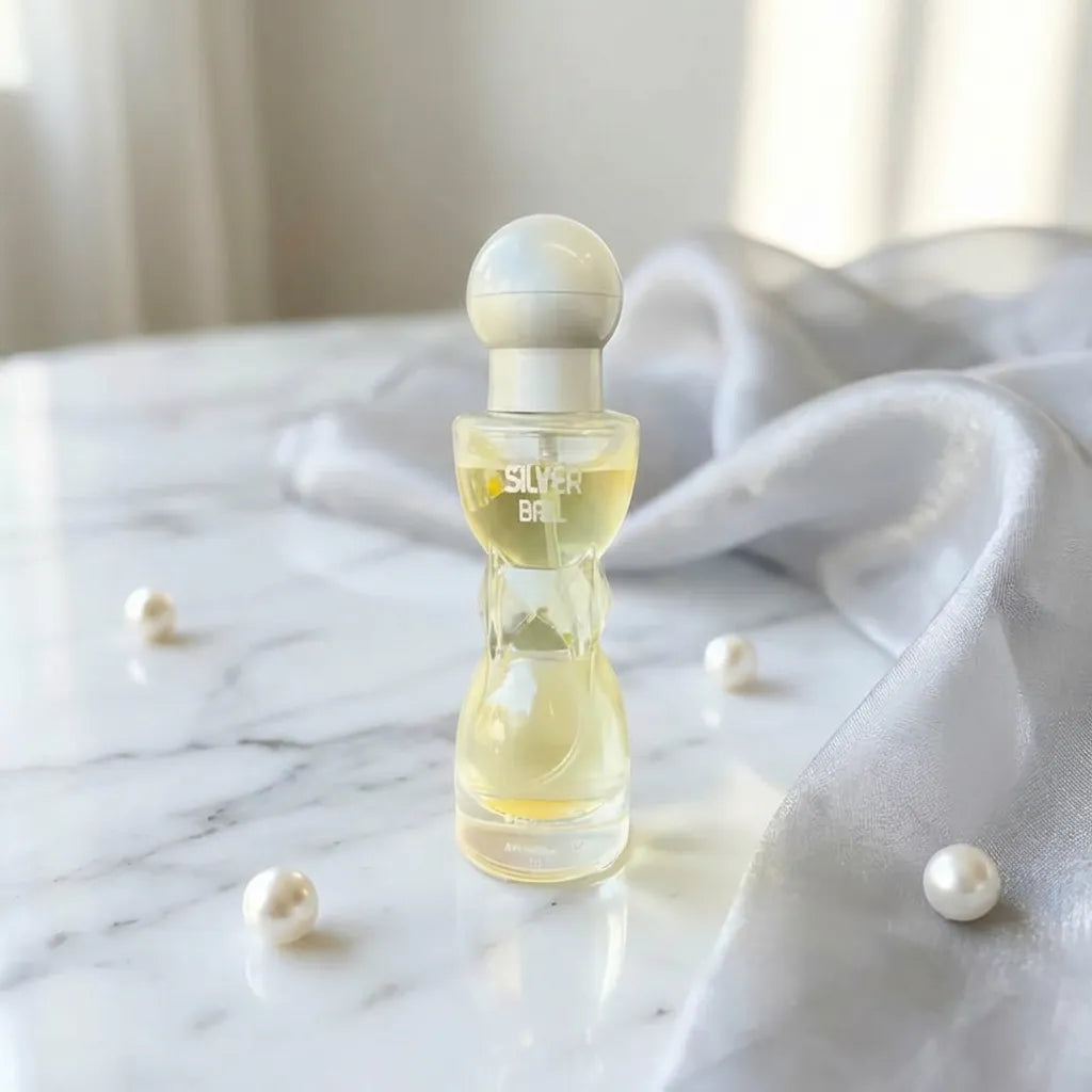 Elegant Silver Ball Perfume