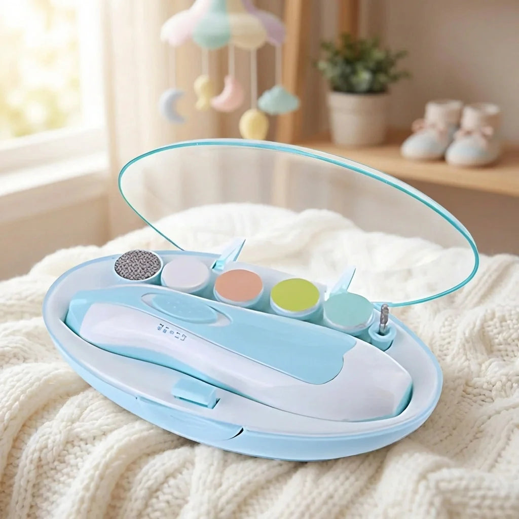 Electric Baby Nail Trimmer With Grinding Heads
