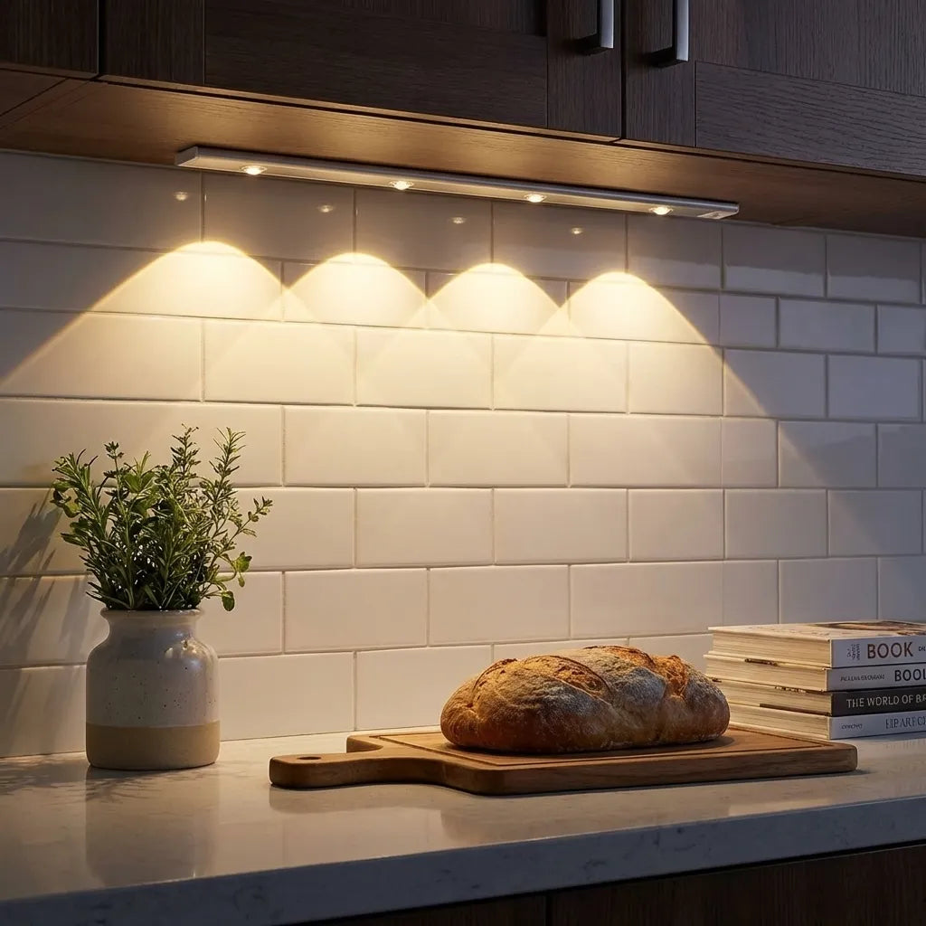LED PIR Motion Sensor Cabinet  With USB Rechargeble