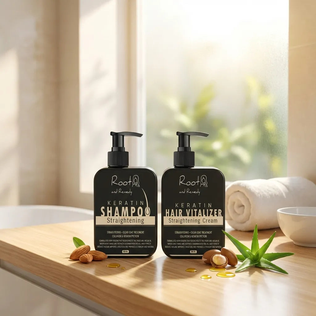Herbal Hair Straightening Combo