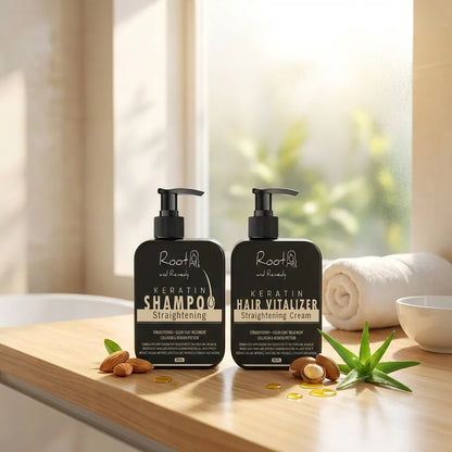 Herbal Hair Straightening Combo