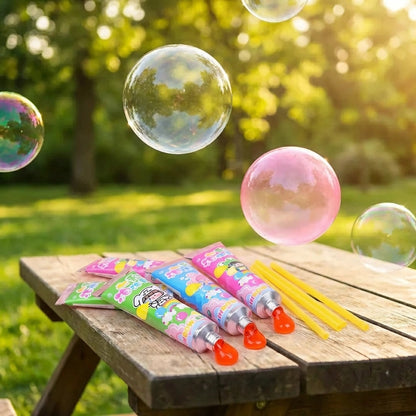 Blow Bubble Balloons Toys (Pack of 3 Tube)