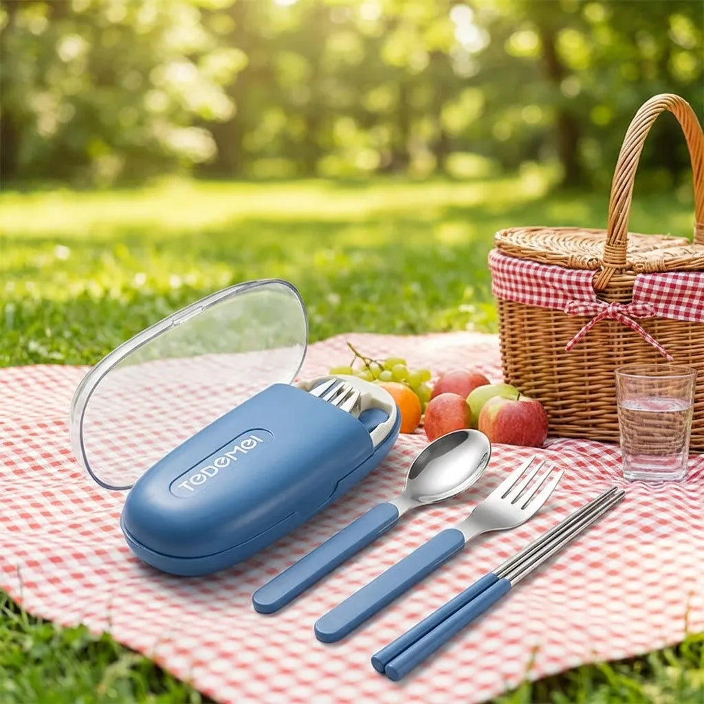 Travel Kawaii Cutlery Set