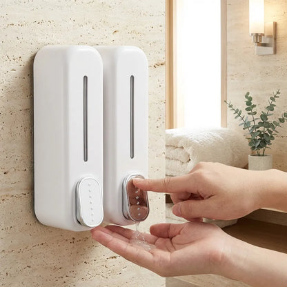 Press Wall-Mounted Dispenser Soap Manual (Pack of 2)