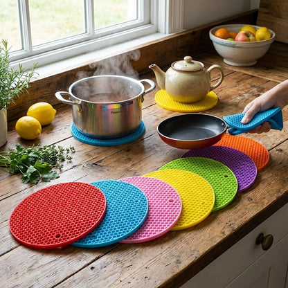 Silicone Heat Resistant Table Mat (Pack of 4)