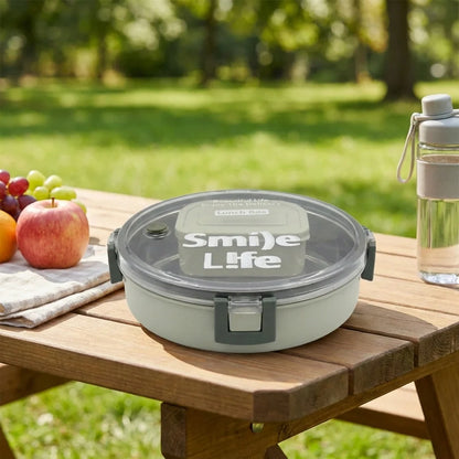 Stainless Steel Round Lunch Box